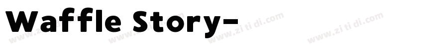 Waffle Story字体转换